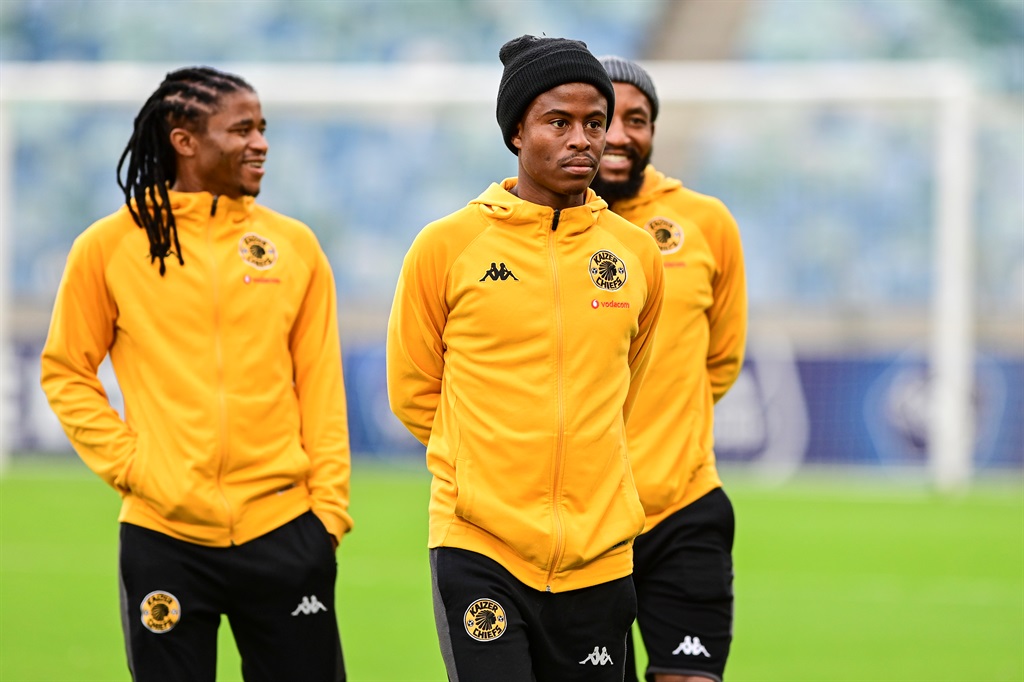 DURBAN, SOUTH AFRICA - MAY 12: Players walk the field during the DStv Premiership match between AmaZulu FC and Kaizer Chiefs at Moses Mabhida Stadium on May 12, 2024 in Durban, South Africa. 