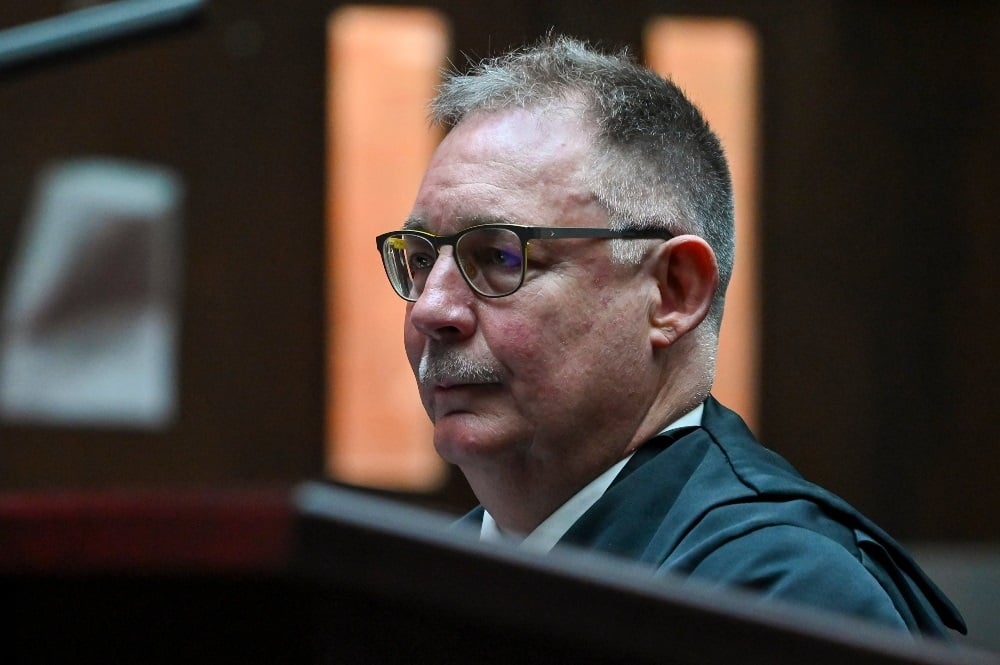 State prosecutor Billy Downer during court proceedings to deliver judgment in the Zuma vs Downer Case at Pietermaritzburg High Court. (Darren Stewart/Gallo Images)
