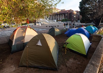 'Resistance is beautiful': UCT students set up camp in solidarity with Palestine