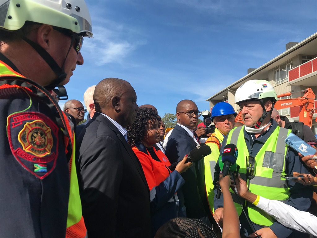 News24 | George building collapse: 'There is no worse grief' - Ramaphosa addresses families of victims