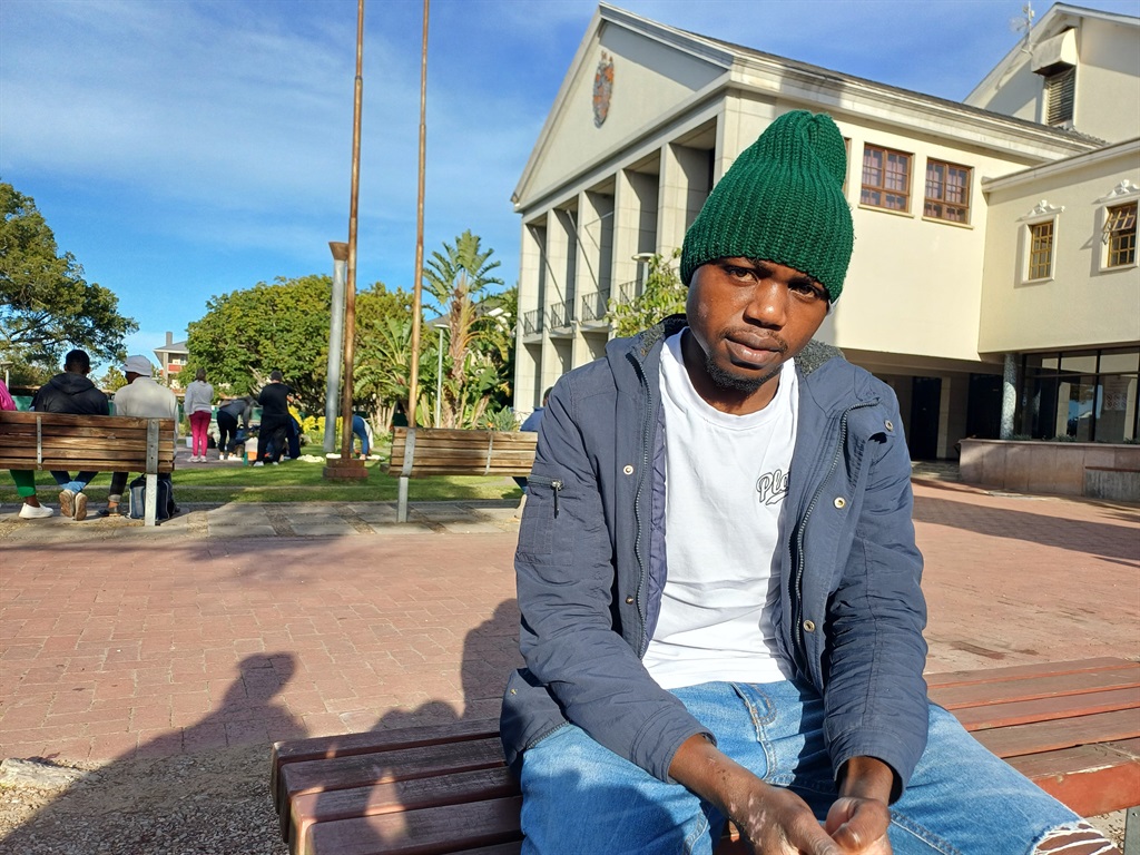 Armando Xhosa was trapped under two slabs of concrete for around 20 hours after the George building collapsed on 6 May. (Nicole McCain/ News24)