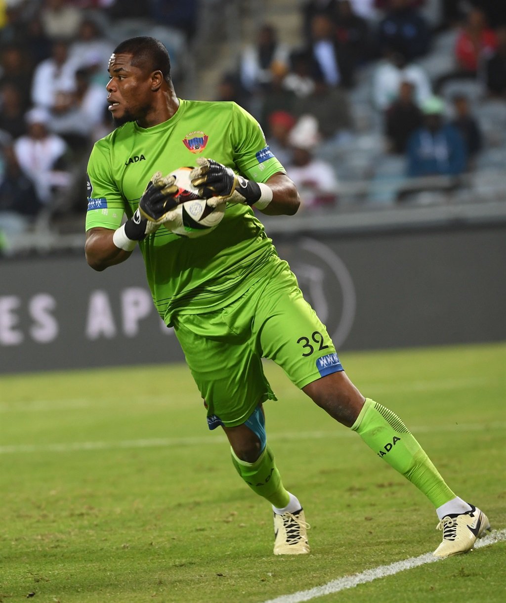JOHANNESBURG, SOUTH AFRICA - MAY 08: Stanley Nwabali of Chippa during the DStv Premiership match between Orlando Pirates and Chippa United at Orlando Stadium in May 08, 2024 in Johannesburg, South Africa. (Photo by Lee Warren/Gallo Images)