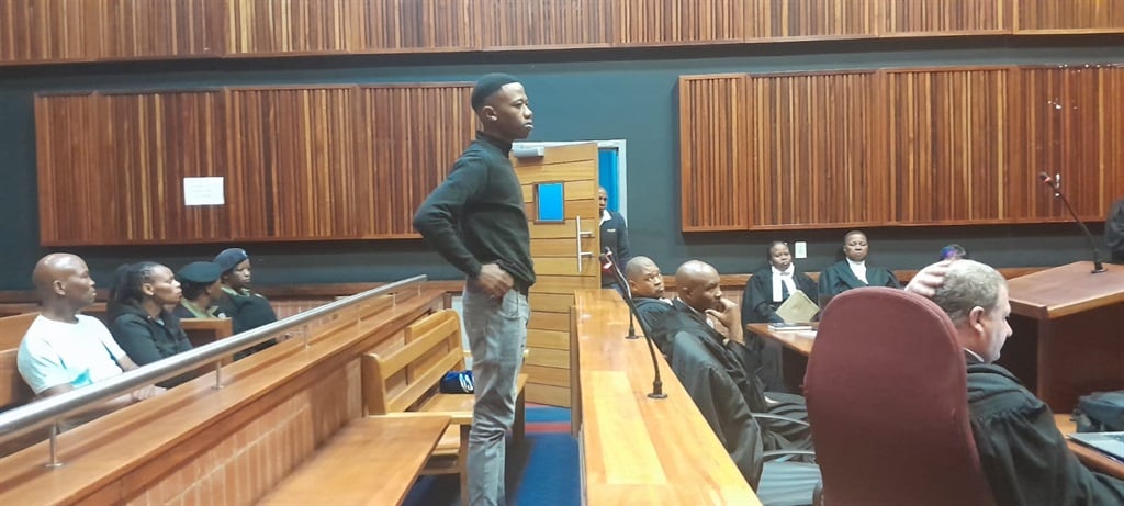 The sex worker killer Sifiso Mkhwanazi appeared in the High Court sitting in Palm Ridge. Photo by Happy Mnguni
