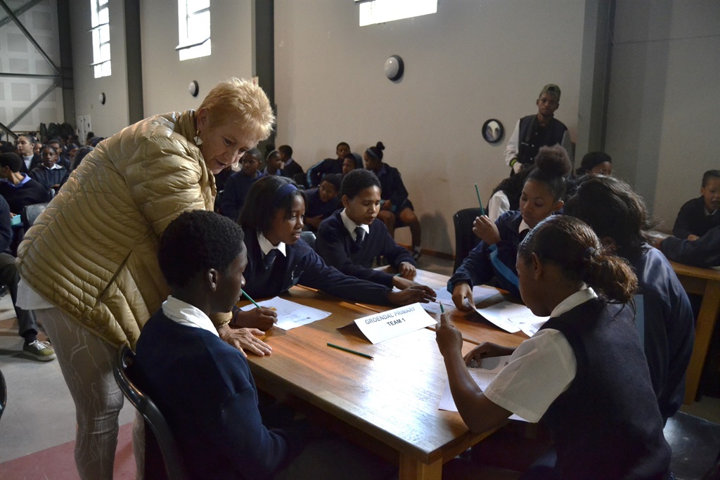 Schools put their literary knowledge to the test during the Phendulani Quiz. (Joel Ontong/News24)