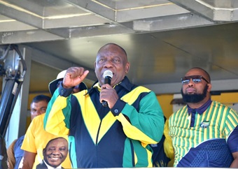 DA 'biggest liars', MK Party a fake, opposition never provided R350 grant, Ramaphosa tells ANC crowd