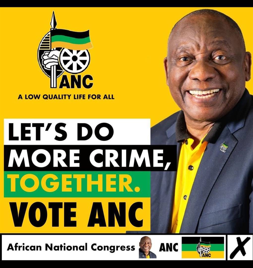 The doctored ANC poster. 