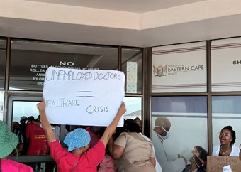 'Hire us or we occupy your offices,' say Eastern Cape's unemployed doctors, pharmacists