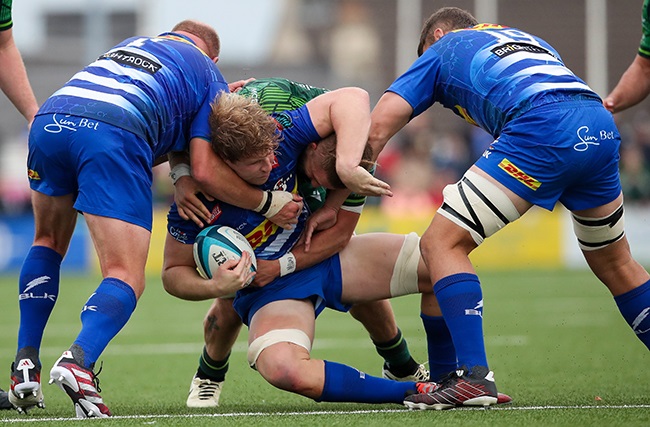 Evan Roos in action for the Stormers against Connacht in Galway on 18 May 2024. (Michael P Ryan/Gallo Images)