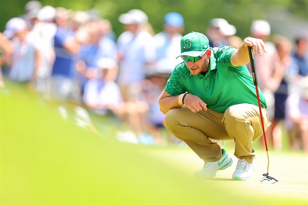 <p>Burmester enters the back nine and is one-over for his final round - sitting tied for 19th on 10-under.</p><p><em>Getty Images</em></p>