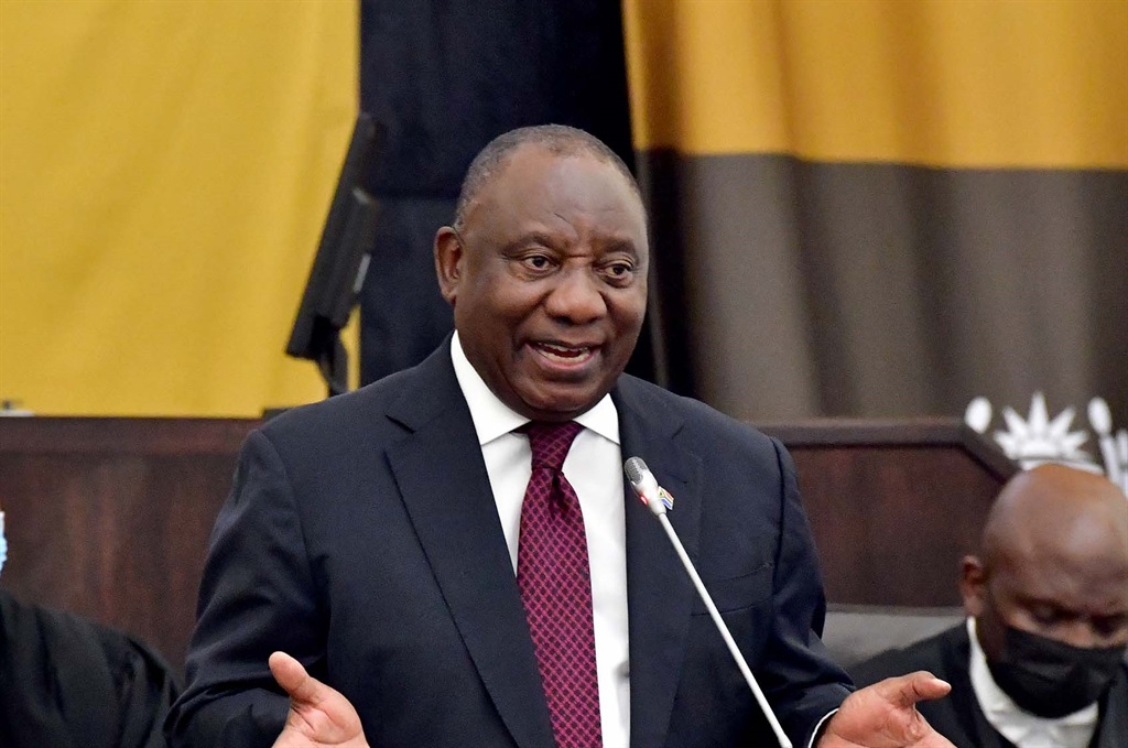 President Cyril Ramaphosa. 