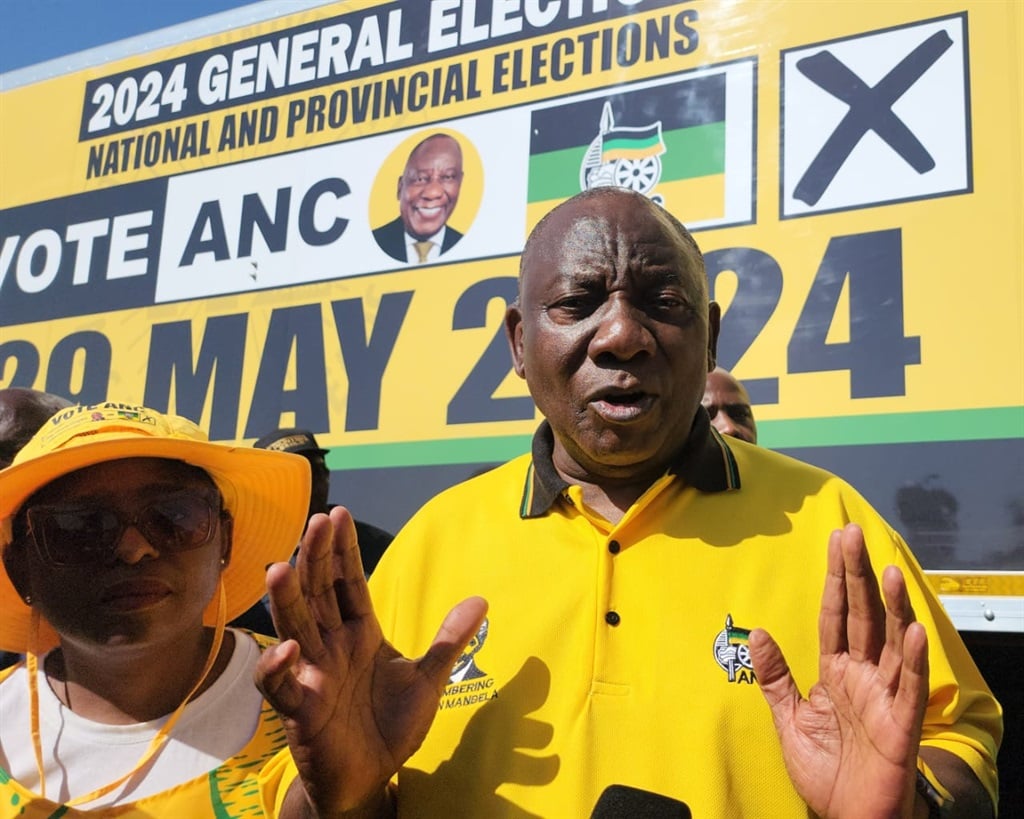 ANC president Cyril Ramaphosa says he is confident there won't be any violence following the Constitutional Court judgement which barred former president Jacob Zuma from contesting the elections. (Amanda Khoza/News24)