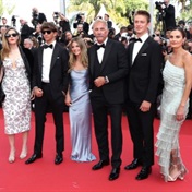 Kevin Costner, with 5 of his 7 kids, turns Cannes fest into a family get-together