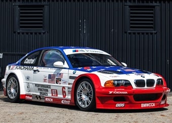 BMW's M3 GTR was a monster and so dominant in the American Le Mans series, it was banned