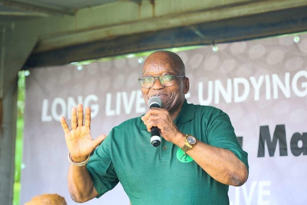 Former president Jacob Zuma's party, uMkhonto weSizwe (MK) Party, says suspicions it would cause chaos over its claims of election fraud were misguided. (Fani Mahuntsi/Gallo Images)