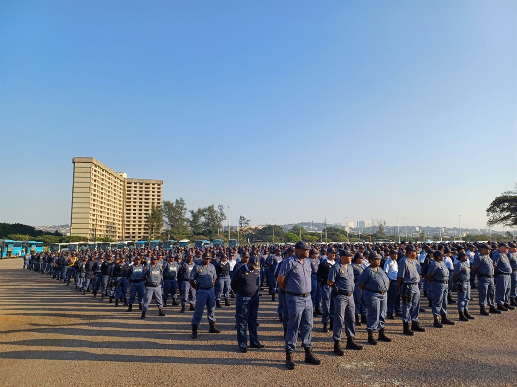 A total of 17,000 police officers have been deployed across KwaZulu-Natal to ensure the smooth running of the elections, with a particular focus on areas identified as needing additional security measures. (Courtesy/SAPS)