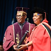 WATCH: Dr Gcina Mhlophe bags 8th honorary doctorate!  