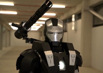 This young South African has designed and built a working Iron Man suit!