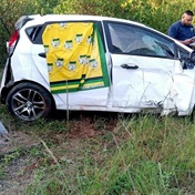 One person killed, six injured after vehicle bearing ANC banner crashes in Durban