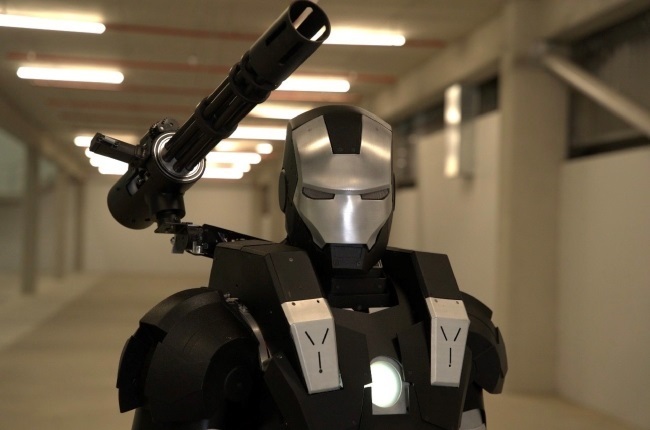 This young South African has designed and built a working Iron Man suit!