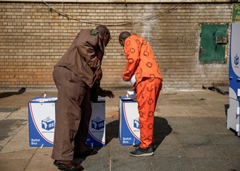 A matter of conviction: Prisoners cast their votes in general elections