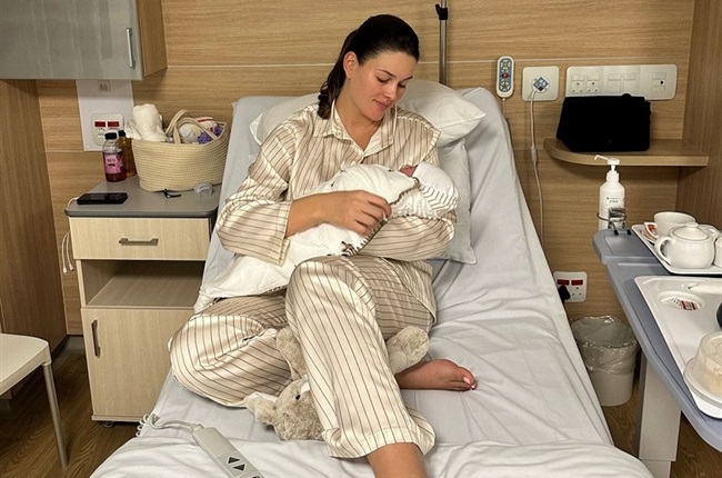 'Healthy, happy and healing': Rolene Strauss shares baby bliss as she welcomes her third child
