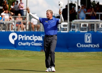 Ernie Els sets scoring record in Iowa to win 4th PGA Tour Champions title