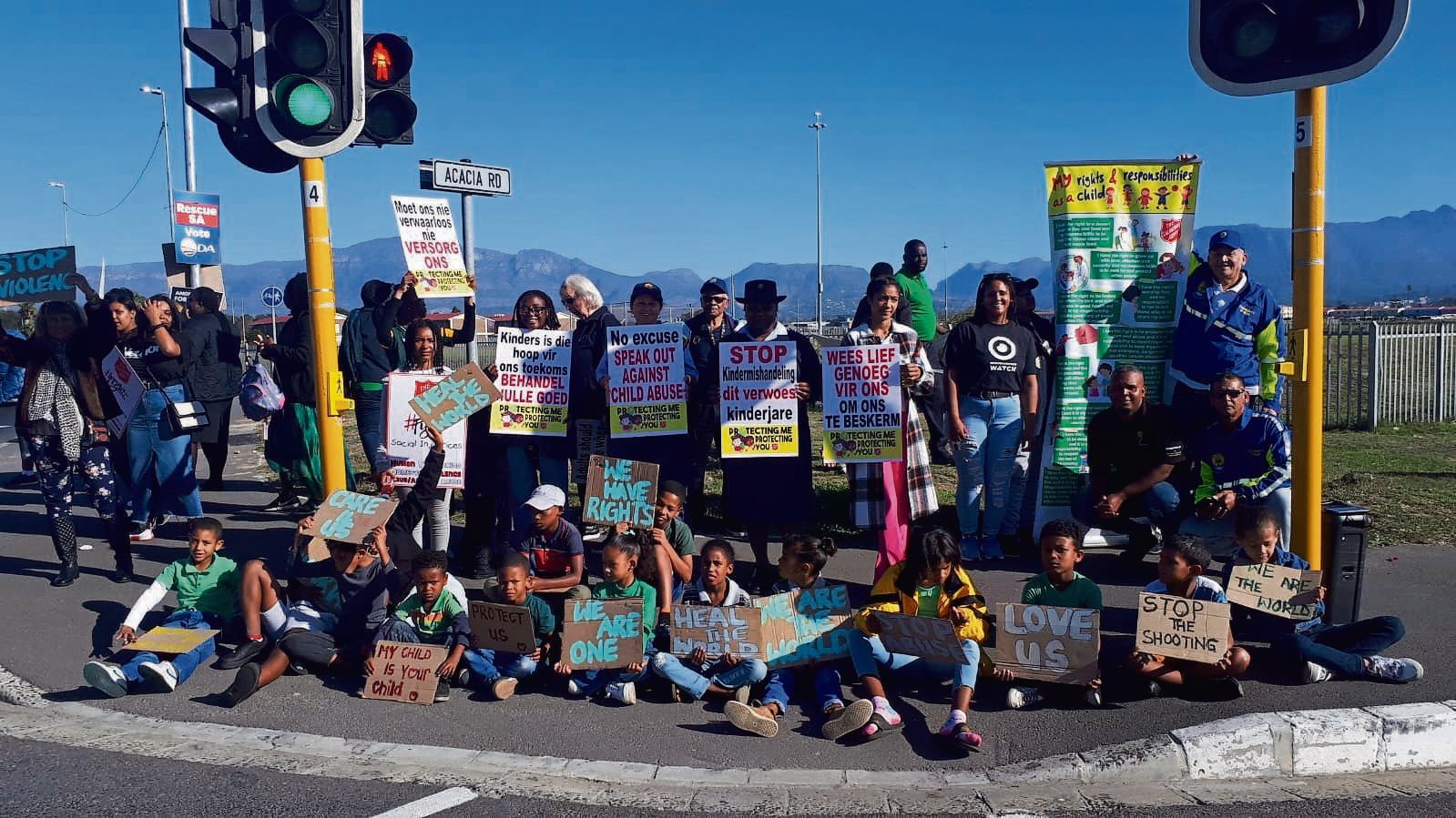 Grassy Park community unites in silent protest to mark Child Protection Week