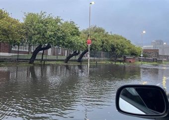 Some flooded Cape Town roads closed following heavy rains