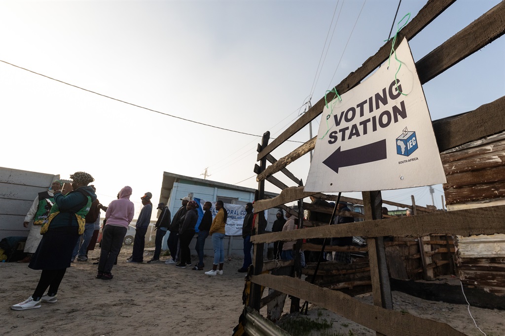 esidents in Khayelitsha vote during the 2024 elect