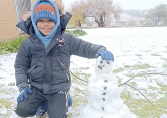 'A snow-covered wonderland': Free State residents overjoyed with snowfall