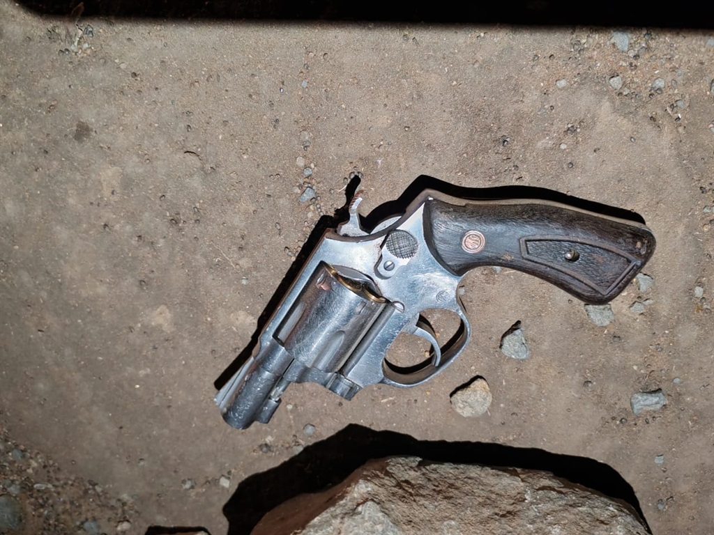  A .38 special revolver seized from suspect killed in shootout