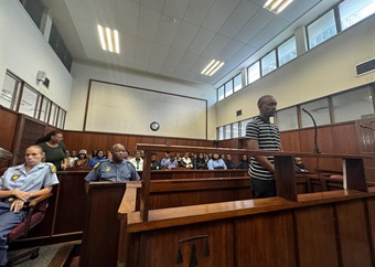 Durban metro cop charged for murder of pregnant girlfriend, must wait until November for bail bid