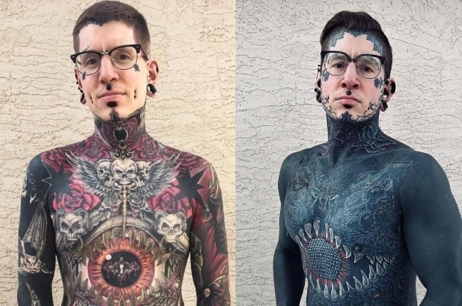This Canadian dad shells out a whopping R3 million a year on his tattoos 