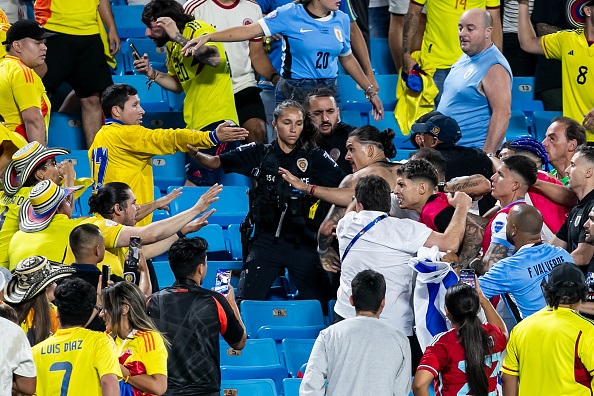 Sport | WATCH | Nunez, Uruguay players brawl in stands with fans after Copa loss