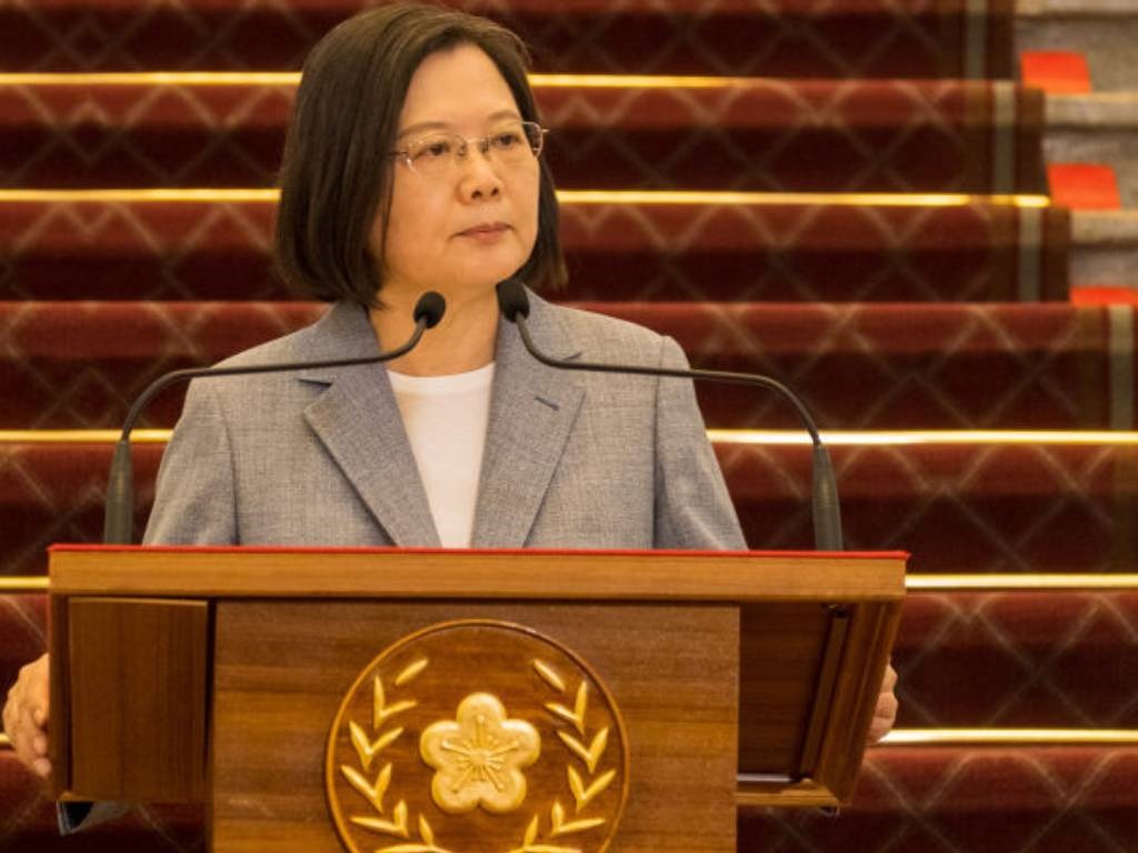 Taiwan President Tsai Ing-wen confirmed US troops 