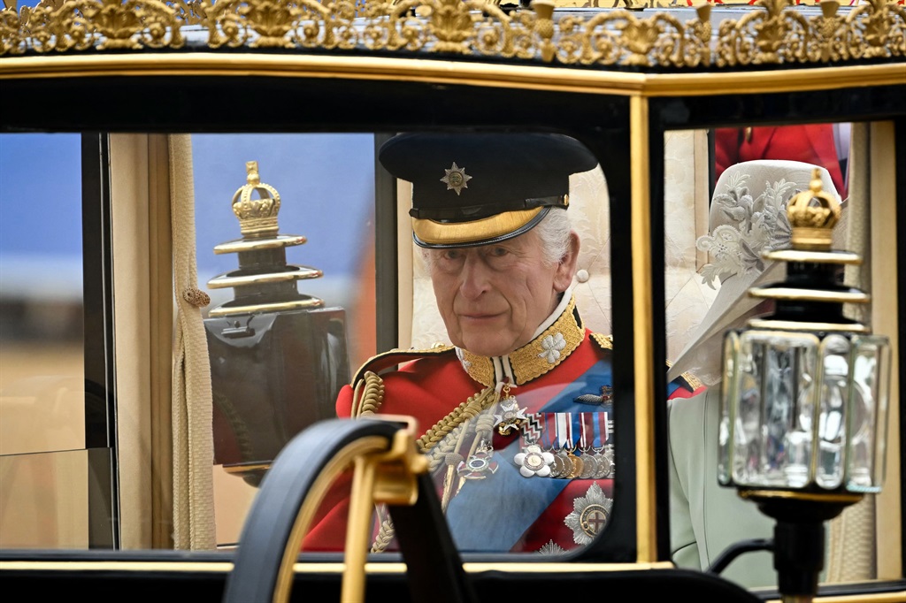 Britain's King Charles III arrives for the King's 