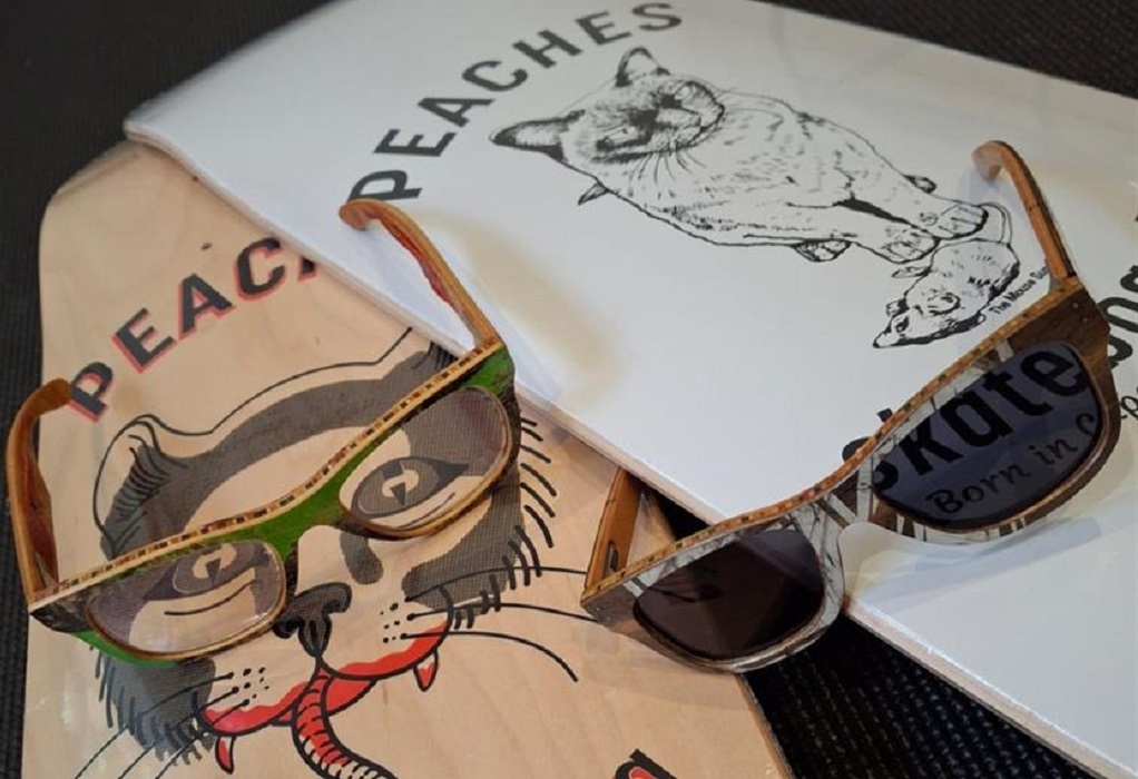 News24 | No shady deal here. Entrepreneurs turn discarded skateboards into sunglasses to save environment