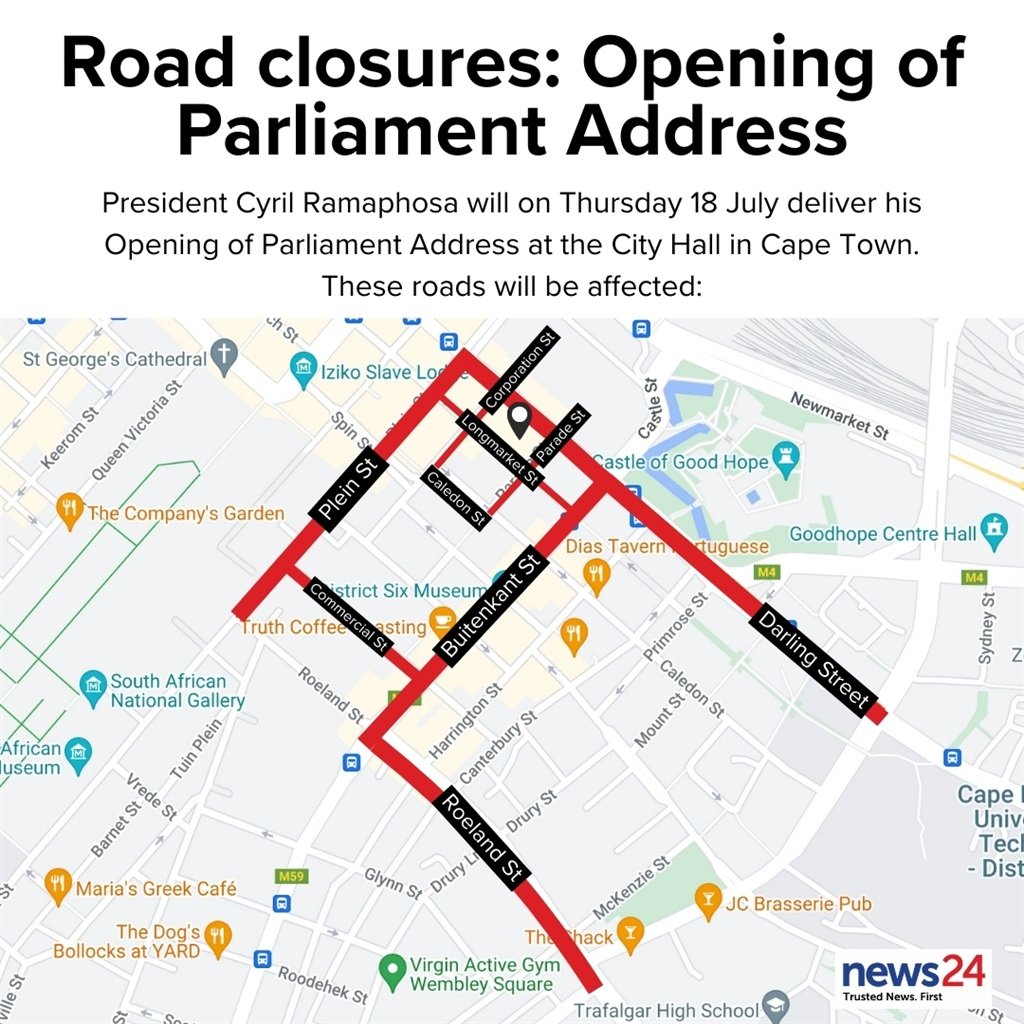 Road closures planned for the opening of Parliamen