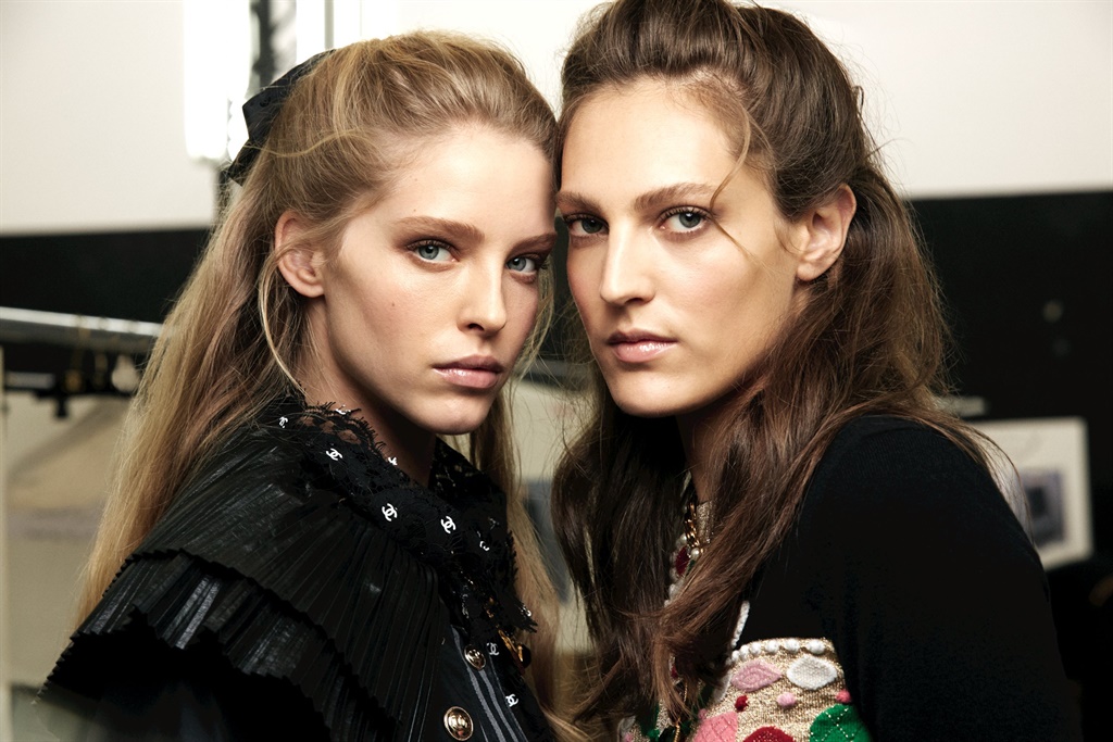 chanel backstage with lucia pica 