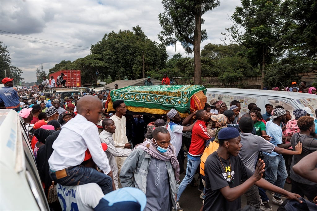 News24 | Hundreds attend funeral of Ibrahim Kamau,19, killed in Kenya's anti-tax protests