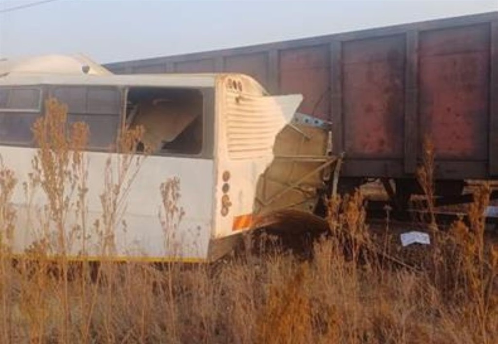 Six pupils killed, scores injured after bus and train collide in Mpumalanga. (Supplied/Mpumalanga Community Safety, Security and Liaison)