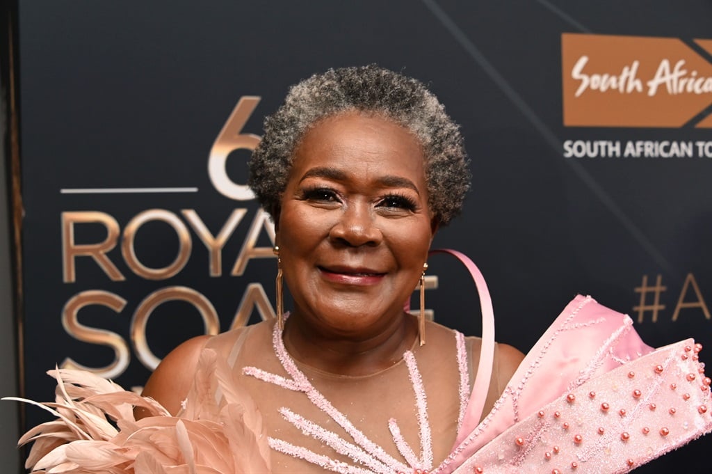 Connie Chiume at the 6th Annual Royalty Soapie Awards at The Galleria on 11 March 2023 in Sandton, South Africa. (Oupa Bopape/Gallo Images via Getty Images)