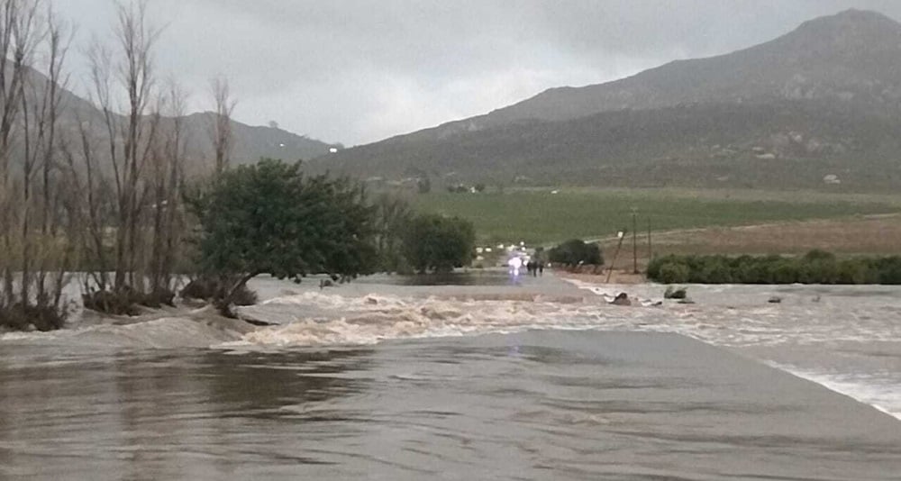 News24 | 'Disaster for the second year in a row': Citrusdal cut off after flood waters wash away access road