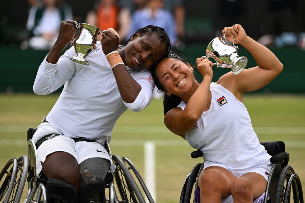 Sport | Wimbledon glory for SA's Montjane in wheelchair women's doubles with Kamiji of Japan