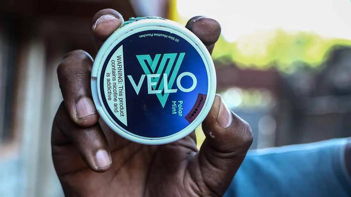 British American Tobacco's Velo nicotine pouches in Kenya. (Photo by James Wakibia/SOPA Images/LightRocket via Getty Images) 