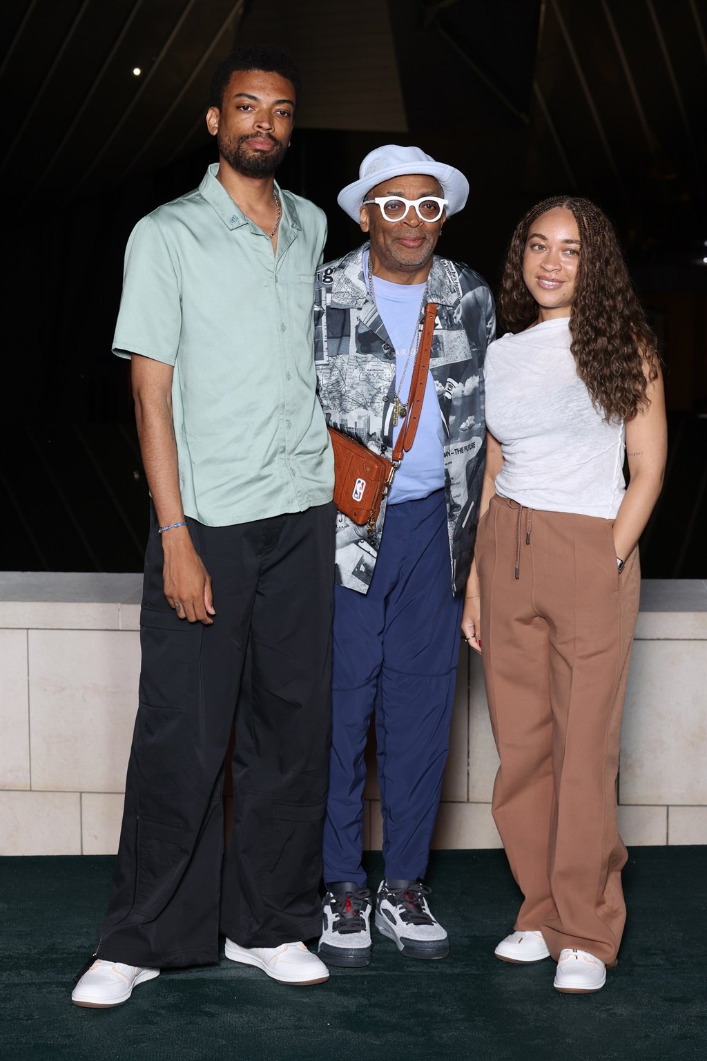 (L-R) Jackson Lee, Spike Lee and Satchel Lee atten