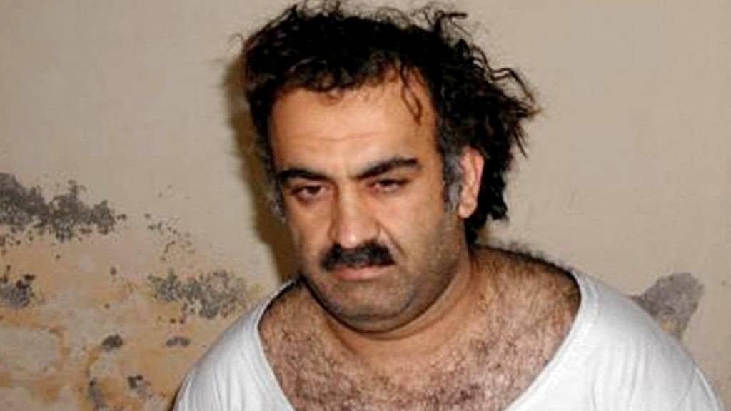 This photo shows Khalid Sheikh Mohammed, the alleged organiser of the 9/11 attacks, shortly after his capture. (HO/AFP)