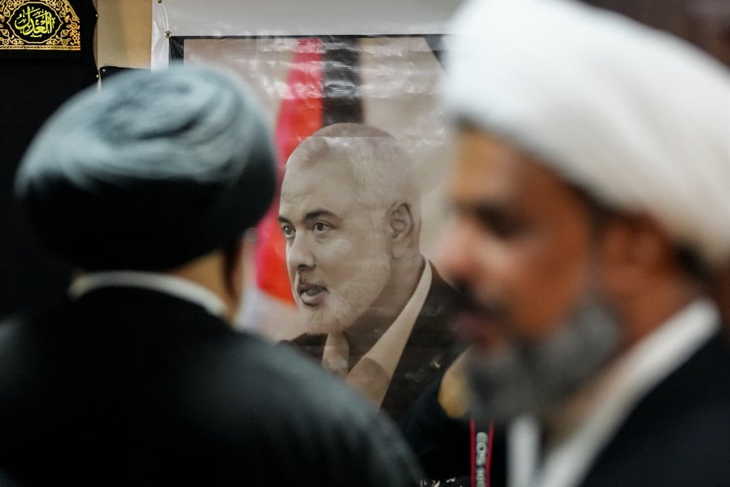 Iran held a funeral ceremony with calls for revenge after the killing in Tehran of Hamas political chief Ismail Haniyeh in a strike blamed on Israel. (Qassem al-KAABI / AFP)