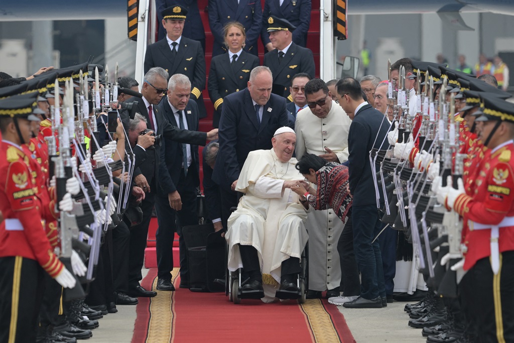 News24 | Pope Francis arrives in Muslim-majority Indonesia to start Asia-Pacific tour