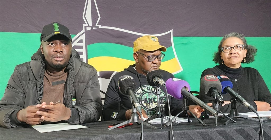 ANC national executive committee members, Zuko Godlimpi, David Makhura and Febe Potgieter-Gqubule briefed the media on the last day of the meeting in Boksburg.